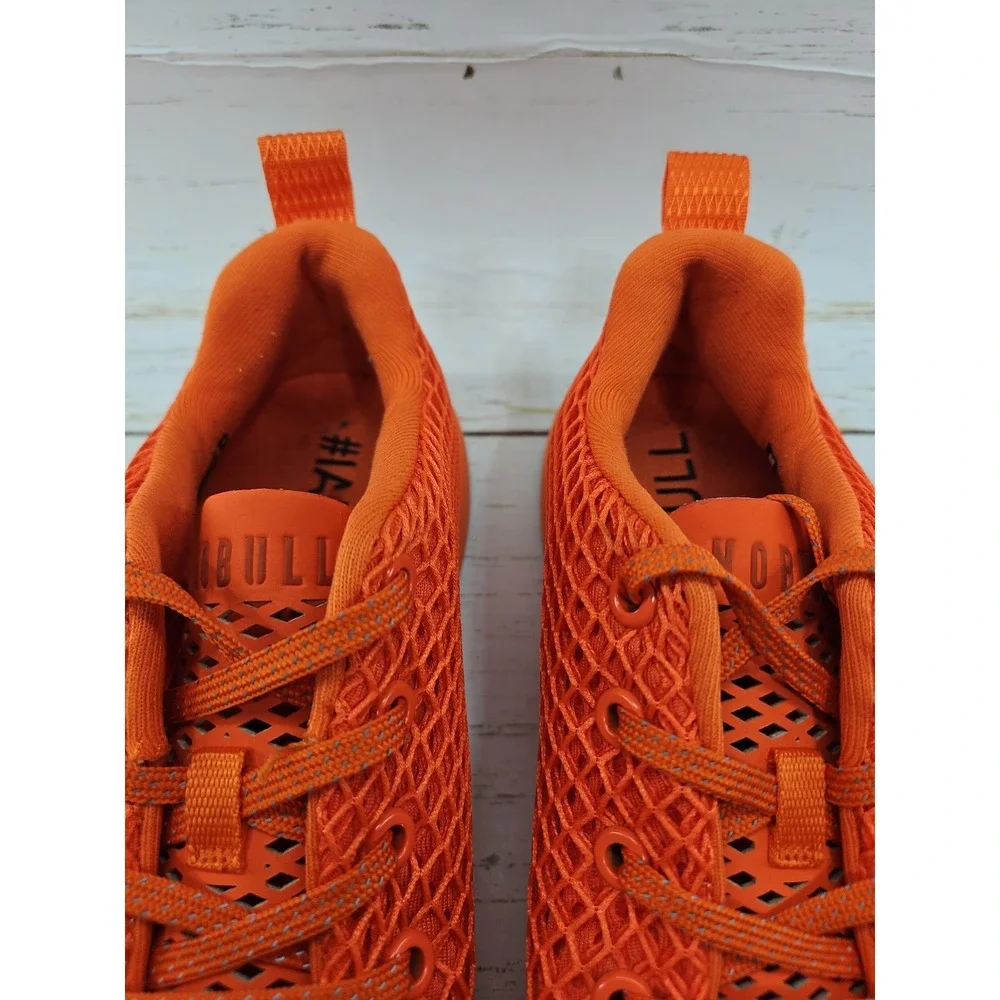Nobull Diamond Mesh Runner Womens Size 8 Orange Athletic Running Sneakers Shoes
